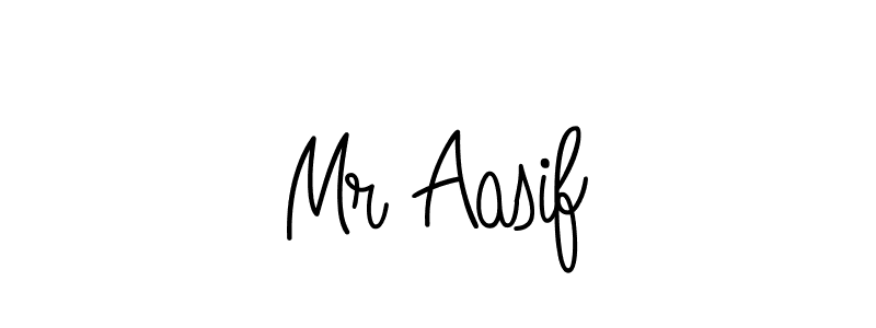 Design your own signature with our free online signature maker. With this signature software, you can create a handwritten (Angelique-Rose-font-FFP) signature for name Mr Aasif. Mr Aasif signature style 5 images and pictures png