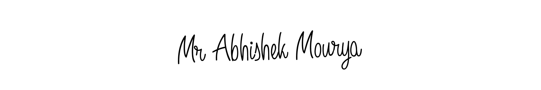 It looks lik you need a new signature style for name Mr Abhishek Mourya. Design unique handwritten (Angelique-Rose-font-FFP) signature with our free signature maker in just a few clicks. Mr Abhishek Mourya signature style 5 images and pictures png