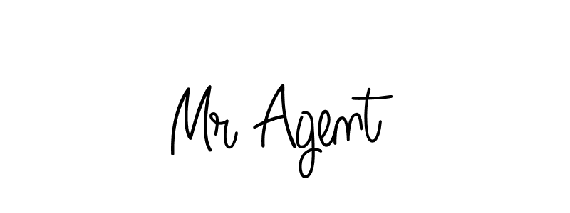 How to make Mr Agent name signature. Use Angelique-Rose-font-FFP style for creating short signs online. This is the latest handwritten sign. Mr Agent signature style 5 images and pictures png