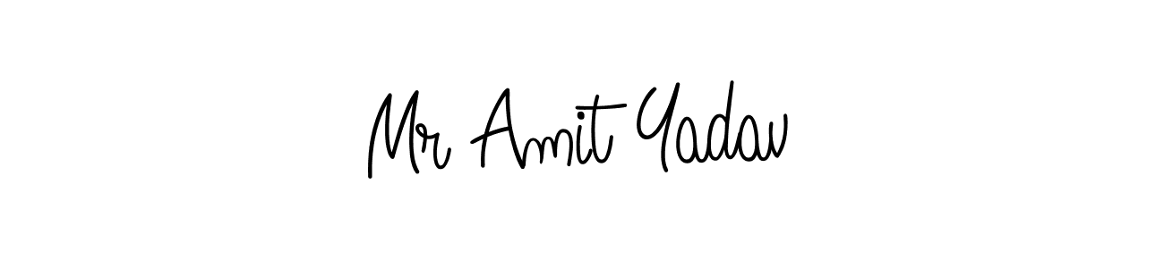 if you are searching for the best signature style for your name Mr Amit Yadav. so please give up your signature search. here we have designed multiple signature styles  using Angelique-Rose-font-FFP. Mr Amit Yadav signature style 5 images and pictures png