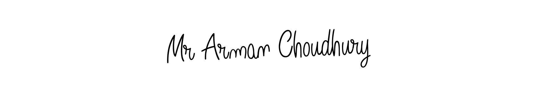 Design your own signature with our free online signature maker. With this signature software, you can create a handwritten (Angelique-Rose-font-FFP) signature for name Mr Arman Choudhury. Mr Arman Choudhury signature style 5 images and pictures png