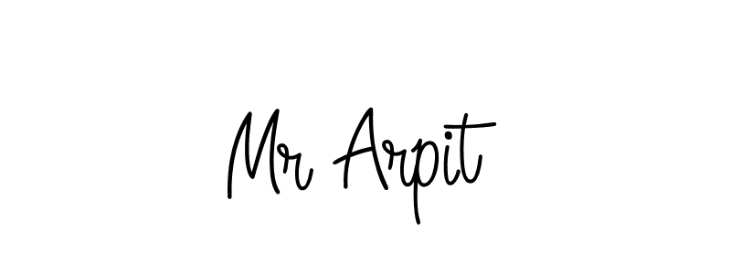 Mr Arpit stylish signature style. Best Handwritten Sign (Angelique-Rose-font-FFP) for my name. Handwritten Signature Collection Ideas for my name Mr Arpit. Mr Arpit signature style 5 images and pictures png