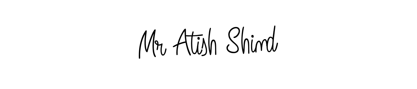 Create a beautiful signature design for name Mr Atish Shind. With this signature (Angelique-Rose-font-FFP) fonts, you can make a handwritten signature for free. Mr Atish Shind signature style 5 images and pictures png
