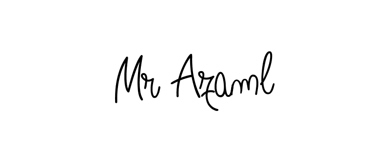 You should practise on your own different ways (Angelique-Rose-font-FFP) to write your name (Mr Azaml) in signature. don't let someone else do it for you. Mr Azaml signature style 5 images and pictures png