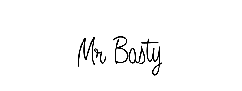 You should practise on your own different ways (Angelique-Rose-font-FFP) to write your name (Mr Basty) in signature. don't let someone else do it for you. Mr Basty signature style 5 images and pictures png