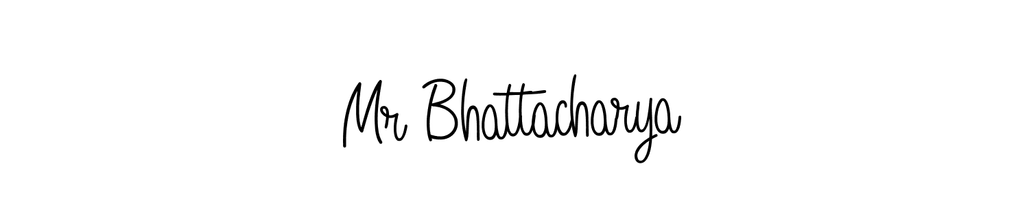 Use a signature maker to create a handwritten signature online. With this signature software, you can design (Angelique-Rose-font-FFP) your own signature for name Mr Bhattacharya. Mr Bhattacharya signature style 5 images and pictures png