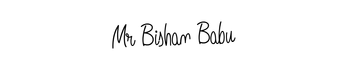 How to make Mr Bishan Babu signature? Angelique-Rose-font-FFP is a professional autograph style. Create handwritten signature for Mr Bishan Babu name. Mr Bishan Babu signature style 5 images and pictures png