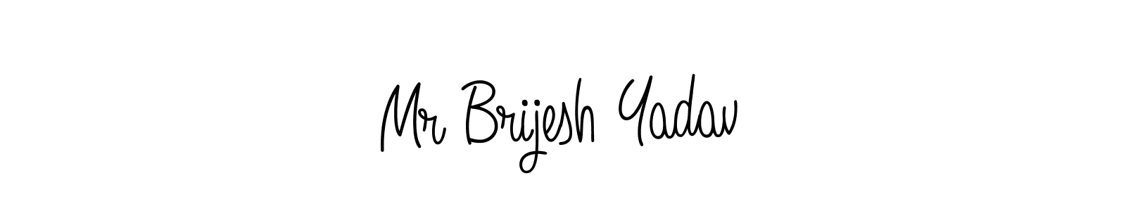 You can use this online signature creator to create a handwritten signature for the name Mr Brijesh Yadav. This is the best online autograph maker. Mr Brijesh Yadav signature style 5 images and pictures png
