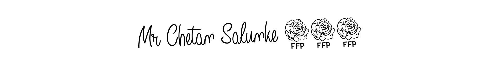 Make a beautiful signature design for name Mr Chetan Salunke 345. With this signature (Angelique-Rose-font-FFP) style, you can create a handwritten signature for free. Mr Chetan Salunke 345 signature style 5 images and pictures png