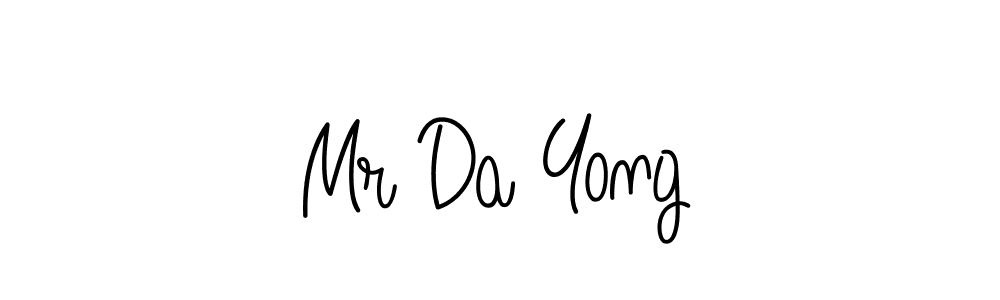 Mr Da Yong stylish signature style. Best Handwritten Sign (Angelique-Rose-font-FFP) for my name. Handwritten Signature Collection Ideas for my name Mr Da Yong. Mr Da Yong signature style 5 images and pictures png