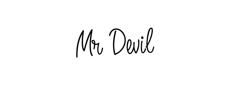 The best way (Angelique-Rose-font-FFP) to make a short signature is to pick only two or three words in your name. The name Mr Devil include a total of six letters. For converting this name. Mr Devil signature style 5 images and pictures png