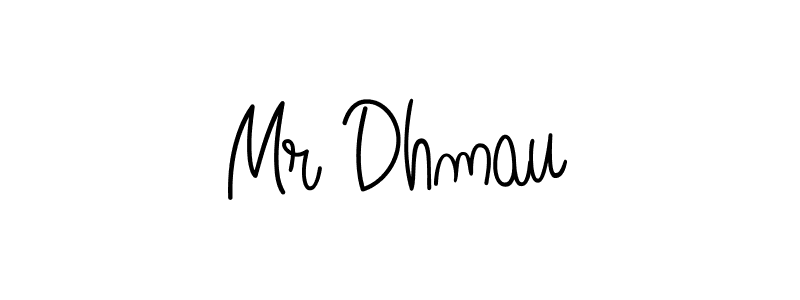 How to Draw Mr Dhmau signature style? Angelique-Rose-font-FFP is a latest design signature styles for name Mr Dhmau. Mr Dhmau signature style 5 images and pictures png