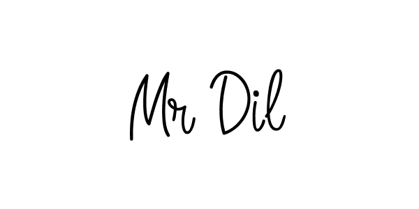 Create a beautiful signature design for name Mr Dil. With this signature (Angelique-Rose-font-FFP) fonts, you can make a handwritten signature for free. Mr Dil signature style 5 images and pictures png