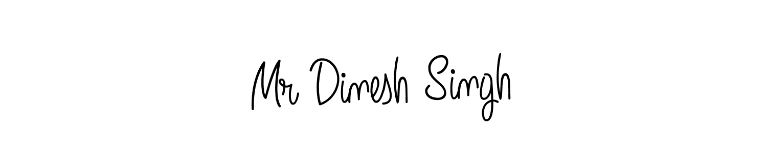 Make a beautiful signature design for name Mr Dinesh Singh. With this signature (Angelique-Rose-font-FFP) style, you can create a handwritten signature for free. Mr Dinesh Singh signature style 5 images and pictures png