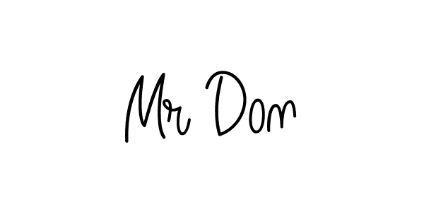 How to Draw Mr Don signature style? Angelique-Rose-font-FFP is a latest design signature styles for name Mr Don. Mr Don signature style 5 images and pictures png