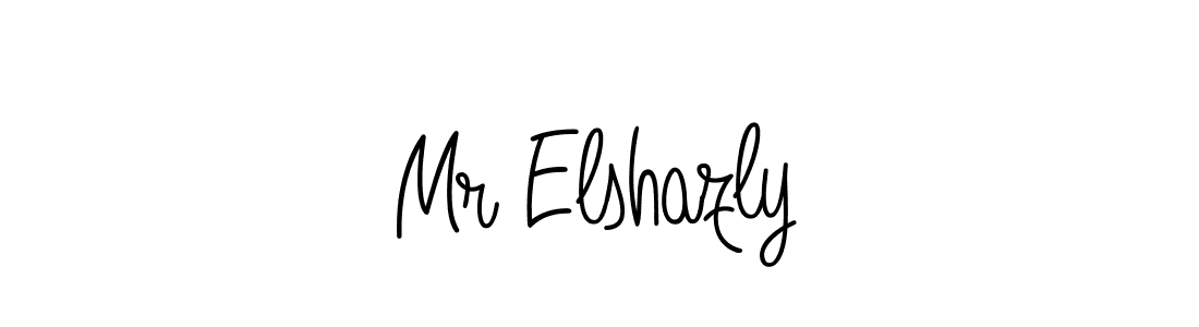 How to Draw Mr Elshazly signature style? Angelique-Rose-font-FFP is a latest design signature styles for name Mr Elshazly. Mr Elshazly signature style 5 images and pictures png