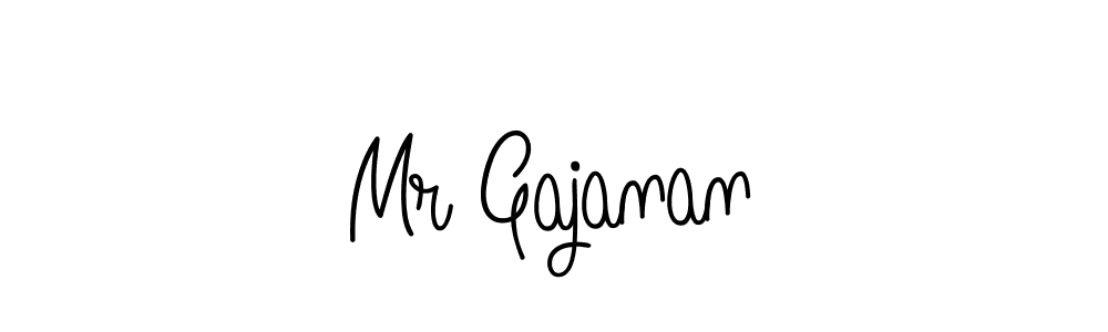 How to make Mr Gajanan name signature. Use Angelique-Rose-font-FFP style for creating short signs online. This is the latest handwritten sign. Mr Gajanan signature style 5 images and pictures png