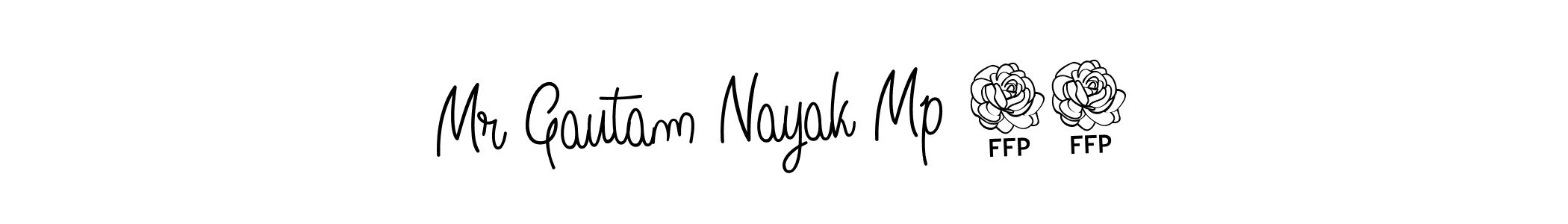 Also we have Mr Gautam Nayak Mp 40 name is the best signature style. Create professional handwritten signature collection using Angelique-Rose-font-FFP autograph style. Mr Gautam Nayak Mp 40 signature style 5 images and pictures png