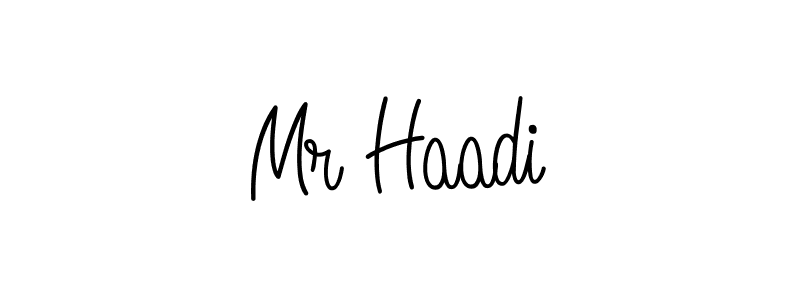 It looks lik you need a new signature style for name Mr Haadi. Design unique handwritten (Angelique-Rose-font-FFP) signature with our free signature maker in just a few clicks. Mr Haadi signature style 5 images and pictures png