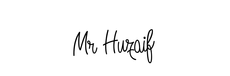 Use a signature maker to create a handwritten signature online. With this signature software, you can design (Angelique-Rose-font-FFP) your own signature for name Mr Huzaif. Mr Huzaif signature style 5 images and pictures png