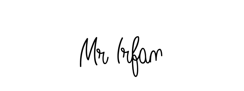 Create a beautiful signature design for name Mr Irfan. With this signature (Angelique-Rose-font-FFP) fonts, you can make a handwritten signature for free. Mr Irfan signature style 5 images and pictures png