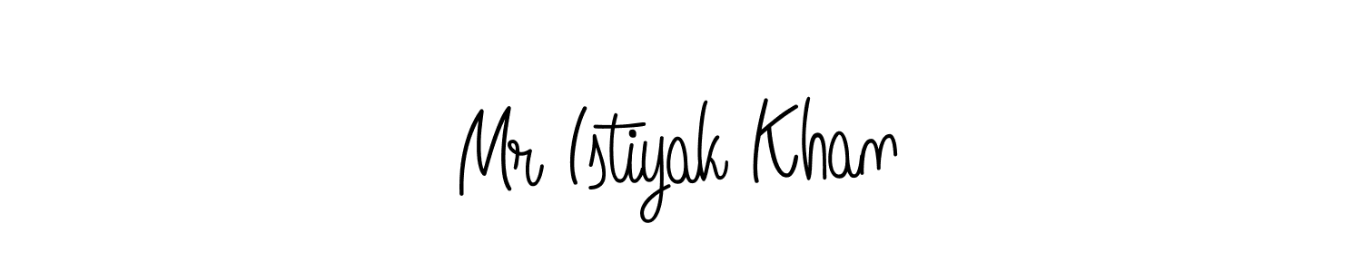 You can use this online signature creator to create a handwritten signature for the name Mr Istiyak Khan. This is the best online autograph maker. Mr Istiyak Khan signature style 5 images and pictures png