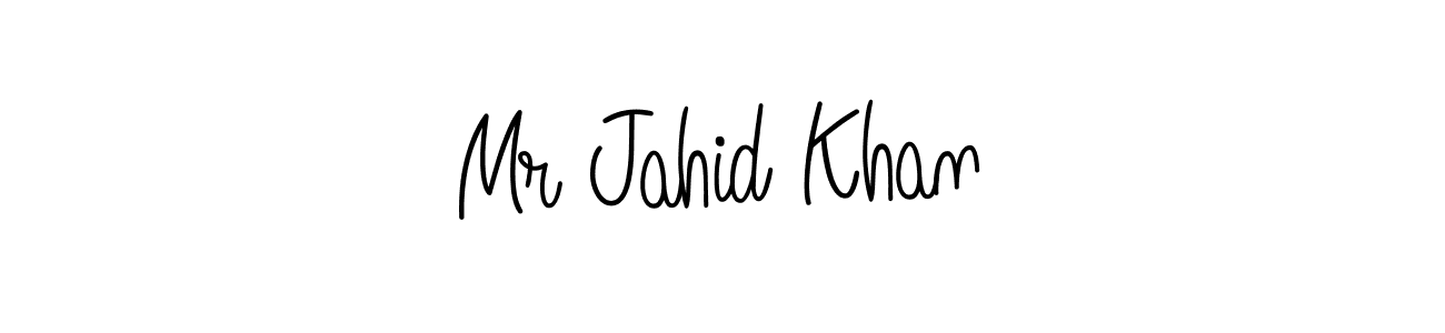Also we have Mr Jahid Khan name is the best signature style. Create professional handwritten signature collection using Angelique-Rose-font-FFP autograph style. Mr Jahid Khan signature style 5 images and pictures png