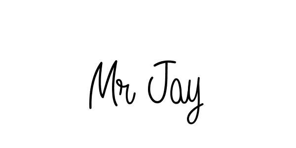 How to make Mr Jay name signature. Use Angelique-Rose-font-FFP style for creating short signs online. This is the latest handwritten sign. Mr Jay signature style 5 images and pictures png