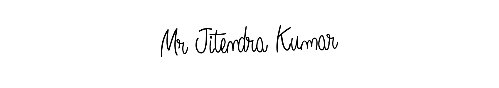 Use a signature maker to create a handwritten signature online. With this signature software, you can design (Angelique-Rose-font-FFP) your own signature for name Mr Jitendra Kumar. Mr Jitendra Kumar signature style 5 images and pictures png