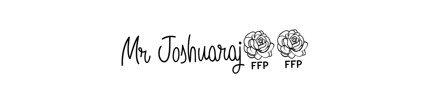 You should practise on your own different ways (Angelique-Rose-font-FFP) to write your name (Mr Joshuaraj78) in signature. don't let someone else do it for you. Mr Joshuaraj78 signature style 5 images and pictures png