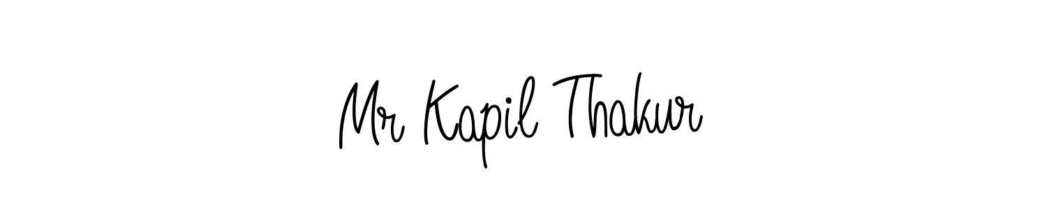 Mr Kapil Thakur stylish signature style. Best Handwritten Sign (Angelique-Rose-font-FFP) for my name. Handwritten Signature Collection Ideas for my name Mr Kapil Thakur. Mr Kapil Thakur signature style 5 images and pictures png