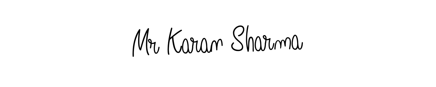 Also we have Mr Karan Sharma name is the best signature style. Create professional handwritten signature collection using Angelique-Rose-font-FFP autograph style. Mr Karan Sharma signature style 5 images and pictures png