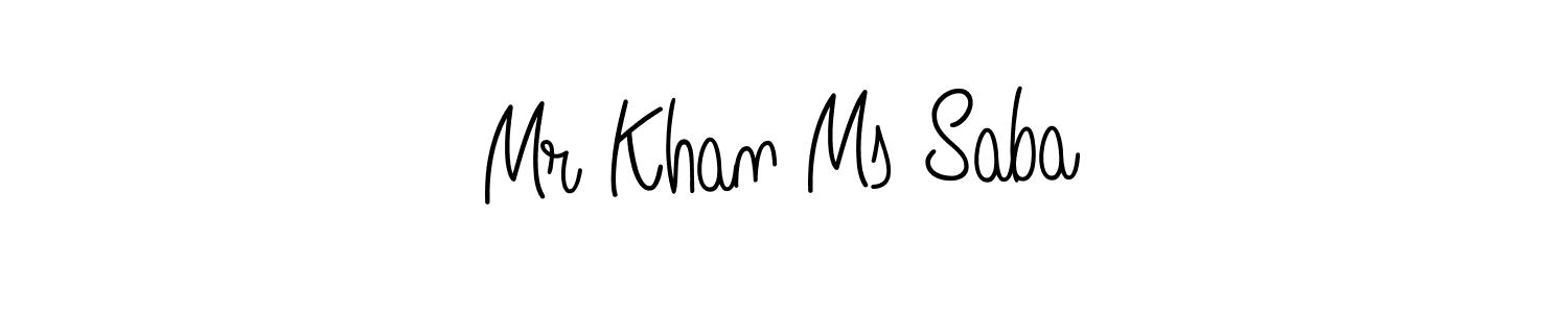 Similarly Angelique-Rose-font-FFP is the best handwritten signature design. Signature creator online .You can use it as an online autograph creator for name Mr Khan Ms Saba. Mr Khan Ms Saba signature style 5 images and pictures png