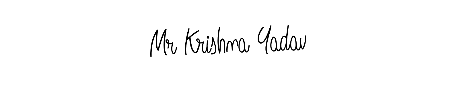 How to make Mr Krishna Yadav signature? Angelique-Rose-font-FFP is a professional autograph style. Create handwritten signature for Mr Krishna Yadav name. Mr Krishna Yadav signature style 5 images and pictures png
