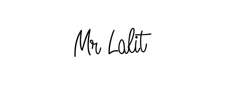 Mr Lalit stylish signature style. Best Handwritten Sign (Angelique-Rose-font-FFP) for my name. Handwritten Signature Collection Ideas for my name Mr Lalit. Mr Lalit signature style 5 images and pictures png