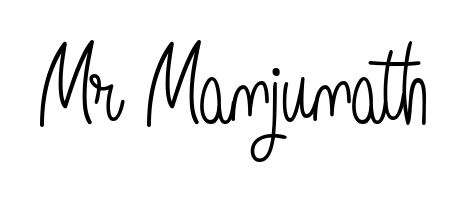Download transparent PNG signature for name Mr Manjunath styled with Angelique-Rose-font-FFP font. Ready to paste directly into PDF and Word agreements. Mr Manjunath signature style 5 images and pictures png