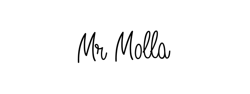 Make a beautiful signature design for name Mr Molla. Use this online signature maker to create a handwritten signature for free. Mr Molla signature style 5 images and pictures png