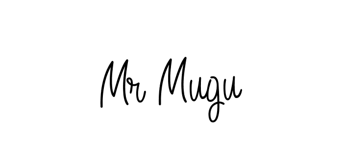 Mr Mugu stylish signature style. Best Handwritten Sign (Angelique-Rose-font-FFP) for my name. Handwritten Signature Collection Ideas for my name Mr Mugu. Mr Mugu signature style 5 images and pictures png