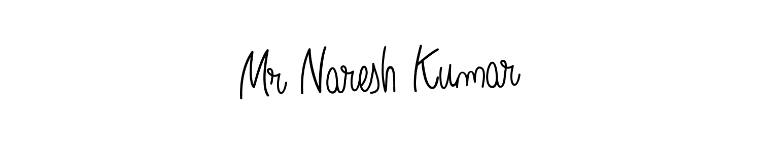 Also we have Mr Naresh Kumar name is the best signature style. Create professional handwritten signature collection using Angelique-Rose-font-FFP autograph style. Mr Naresh Kumar signature style 5 images and pictures png