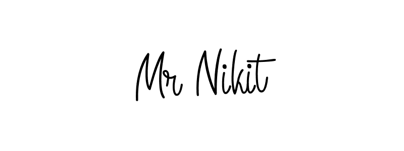 How to make Mr Nikit signature? Angelique-Rose-font-FFP is a professional autograph style. Create handwritten signature for Mr Nikit name. Mr Nikit signature style 5 images and pictures png