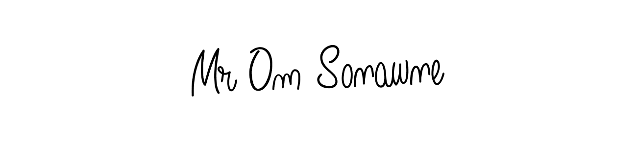 The best way (Angelique-Rose-font-FFP) to make a short signature is to pick only two or three words in your name. The name Mr Om Sonawne include a total of six letters. For converting this name. Mr Om Sonawne signature style 5 images and pictures png