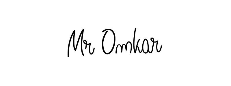 Make a beautiful signature design for name Mr Omkar. With this signature (Angelique-Rose-font-FFP) style, you can create a handwritten signature for free. Mr Omkar signature style 5 images and pictures png