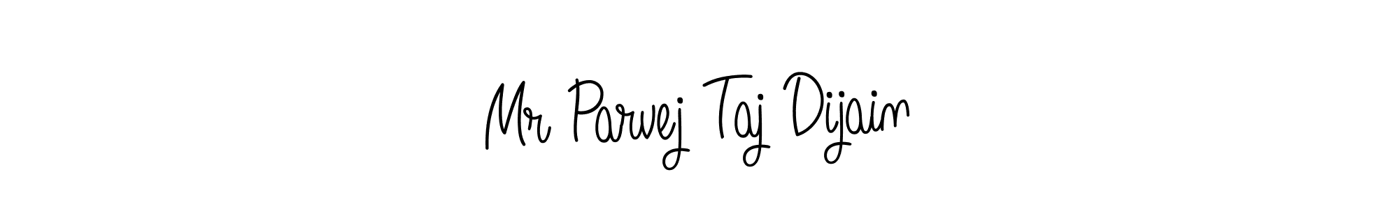 Make a beautiful signature design for name Mr Parvej Taj Dijain. With this signature (Angelique-Rose-font-FFP) style, you can create a handwritten signature for free. Mr Parvej Taj Dijain signature style 5 images and pictures png
