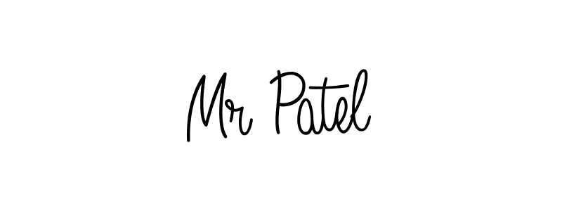 Use a signature maker to create a handwritten signature online. With this signature software, you can design (Angelique-Rose-font-FFP) your own signature for name Mr Patel. Mr Patel signature style 5 images and pictures png