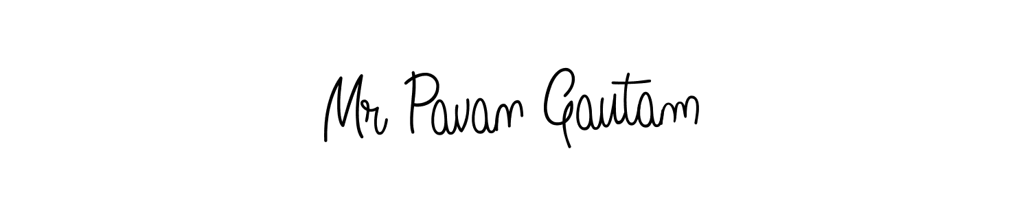 Create a beautiful signature design for name Mr Pavan Gautam. With this signature (Angelique-Rose-font-FFP) fonts, you can make a handwritten signature for free. Mr Pavan Gautam signature style 5 images and pictures png