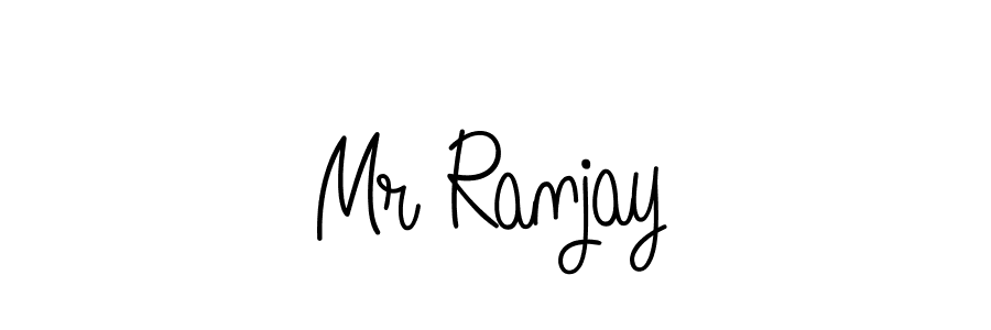 Design your own signature with our free online signature maker. With this signature software, you can create a handwritten (Angelique-Rose-font-FFP) signature for name Mr Ranjay. Mr Ranjay signature style 5 images and pictures png