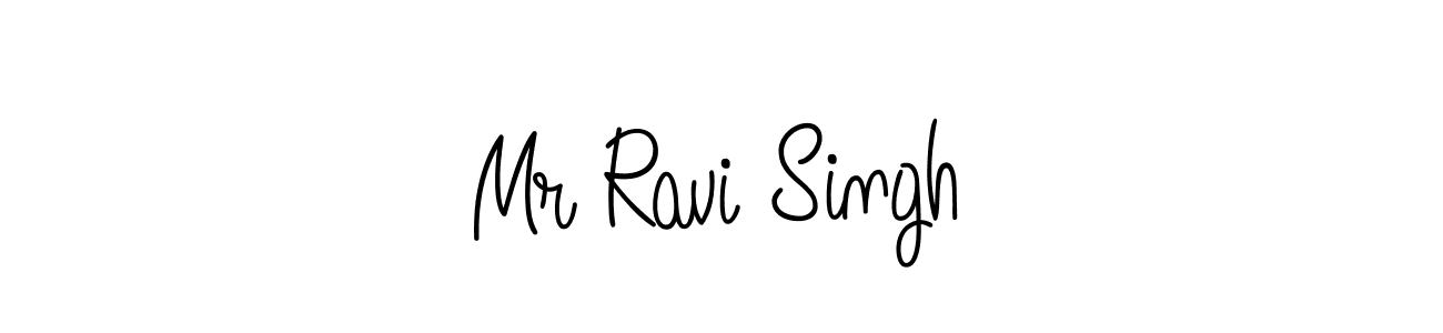 Mr Ravi Singh stylish signature style. Best Handwritten Sign (Angelique-Rose-font-FFP) for my name. Handwritten Signature Collection Ideas for my name Mr Ravi Singh. Mr Ravi Singh signature style 5 images and pictures png