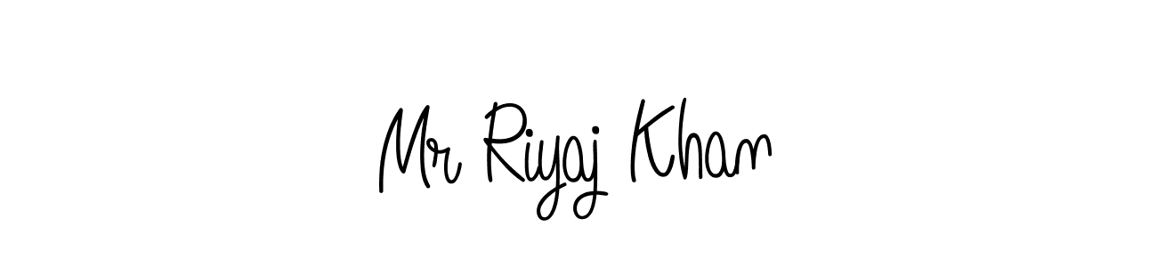 Also we have Mr Riyaj Khan name is the best signature style. Create professional handwritten signature collection using Angelique-Rose-font-FFP autograph style. Mr Riyaj Khan signature style 5 images and pictures png