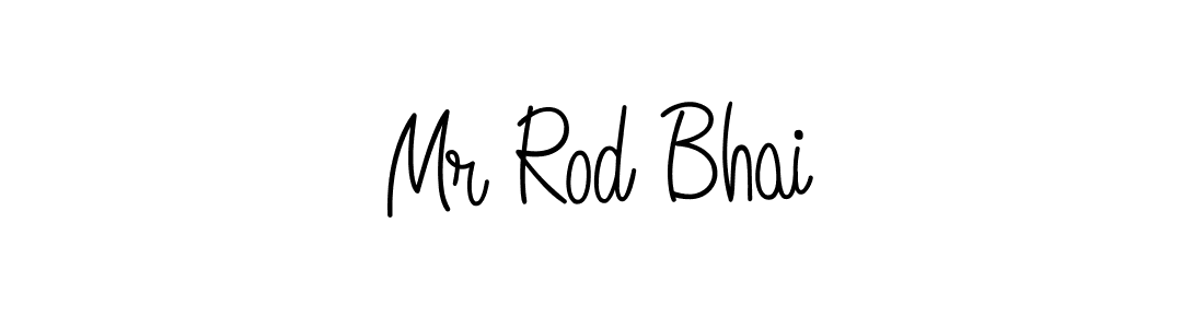 Make a beautiful signature design for name Mr Rod Bhai. With this signature (Angelique-Rose-font-FFP) style, you can create a handwritten signature for free. Mr Rod Bhai signature style 5 images and pictures png
