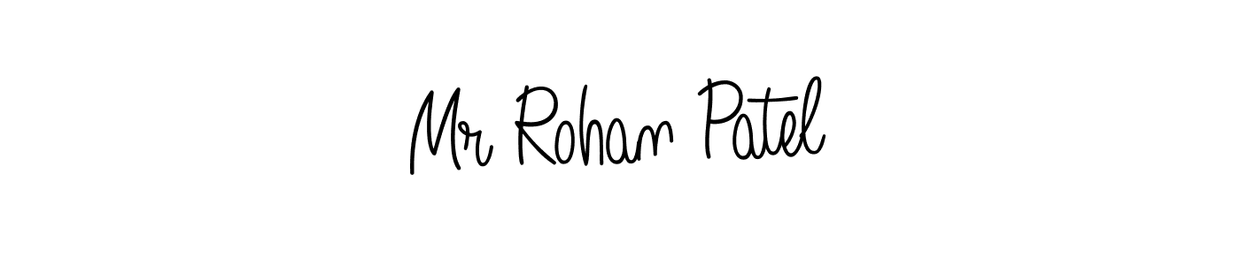 You should practise on your own different ways (Angelique-Rose-font-FFP) to write your name (Mr Rohan Patel) in signature. don't let someone else do it for you. Mr Rohan Patel signature style 5 images and pictures png